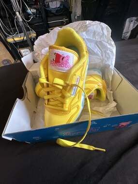 Reebok x Peppa Pig Classic Leather Kids Sneakers Power Yellow H05207